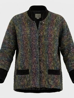 Lucille Crighton Handwoven Artisan Jacket/Blazer/Shaket One Size Fits All